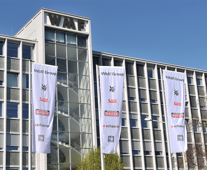 Hauptsitz von WMF GmbH in Geislingen an der Steige, Deutschland.