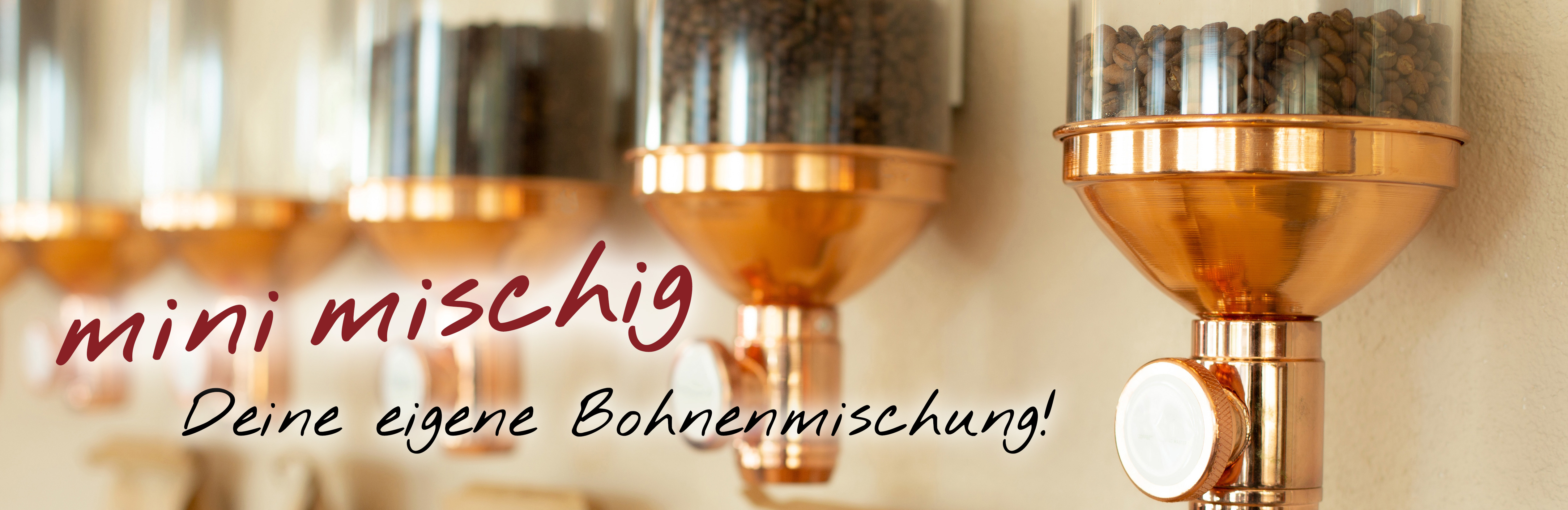Mini Mischig Dübendorf Zürich Schweiz Schaffe deine eigene Bohnenmischung