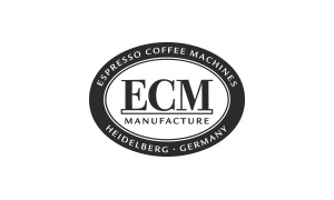 Logo Die Marke ECM Manufacture. Hintergrundinfos des Unternehmens. Café etc. Dübendorf Zürich Schweiz